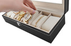 Organizator za Satove s 6 Pretinaca, Crni, 30.5 x 11 x 8.1 cm