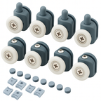 Set Kotačića za Tuš Kabinu 8 Komada za Staklo 4-6 mm