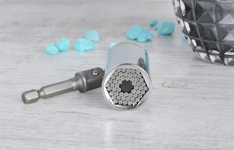 Univerzalni Nasadni Ključ 7-19 mm sa Adapterom za Bušilicu