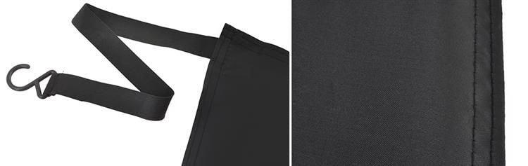 Univerzalna Zaštitna Navlaka za Vjetrobransko Staklo 130 x 115 x 167 cm Crna