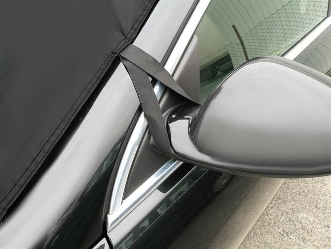 Univerzalna Zaštitna Navlaka za Vjetrobransko Staklo 130 x 115 x 167 cm Crna