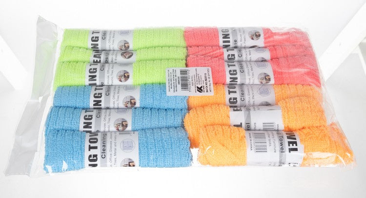 Set Mikrofiber Krpa 30x30 cm, 12 Komada, Razne Boje