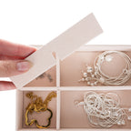 Kutija za Nakit s 20 Pretinaca i Ogledalom, Crna, 17.5 x 14 x 12 cm