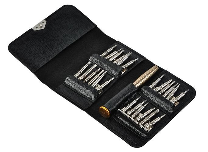 Set Preciznih Odvijača 25 u 1 s Futrolom, 10.5x6.5x2.5 cm