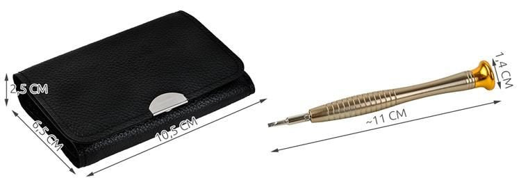 Set Preciznih Odvijača 25 u 1 s Futrolom, 10.5x6.5x2.5 cm