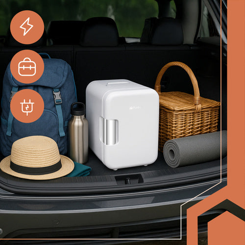 Putni Hladnjak 4L Bijeli, Grijanje i Hlađenje, 23.5x17.5x25cm