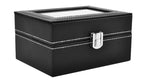 Organizator za Satove s 3 Pretinca, Crni, 15.5 x 11 x 8 cm