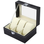 Organizator za Satove s 3 Pretinca, Crni, 15.5 x 11 x 8 cm