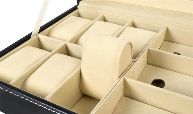 Organizer za Satove i Naočale Crni 33.5 x 20.5 x 8 cm
