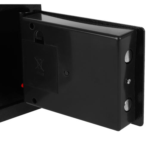 Sef s Elektroničkom Šifrom i Ključem 23x17.5x17 cm Crni