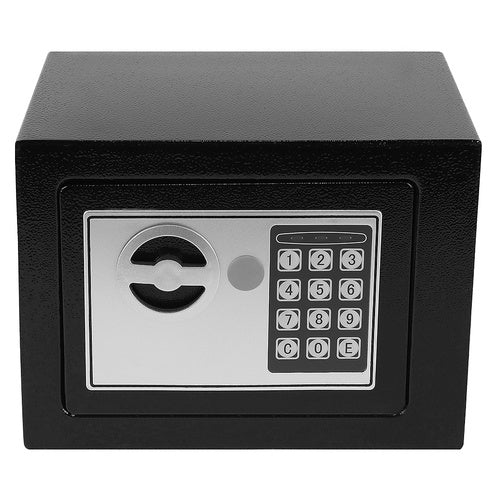 Sef s Elektroničkom Šifrom i Ključem 23x17.5x17 cm Crni