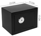Sigurnosni Sef za Ključeve 23x17x17 cm Crni