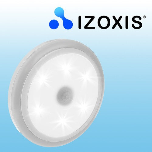 LED Noćna Lampa s Senzorom Pokreta i Sumraka, 8x8x2.5 cm, Hladno Bijela