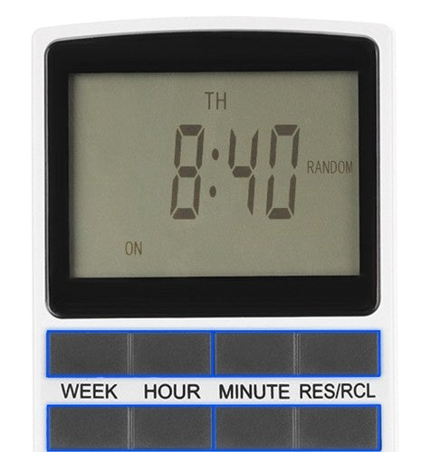 Digitalni On/Off Timer 230V 16A Bijeli 6x8x13 cm
