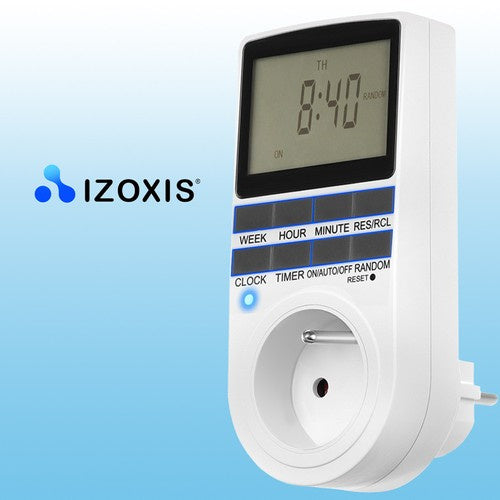 Digitalni On/Off Timer 230V 16A Bijeli 6x8x13 cm
