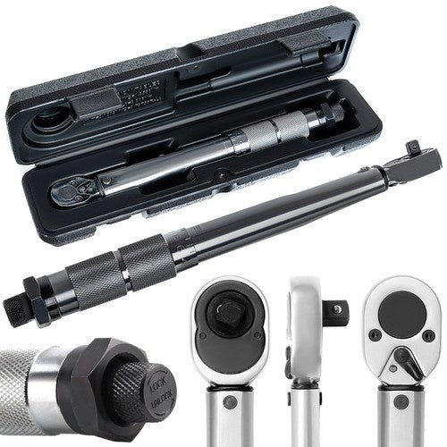 Multifunkcionalni Čegrtaljka Ključ 1/4" s Momentom 5-25 Nm u Kutiji