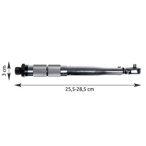Multifunkcionalni Čegrtaljka Ključ 1/4" s Momentom 5-25 Nm u Kutiji