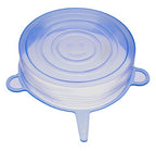 Silikonski Poklopci Set 6 Komada Plavi, 19–6 cm