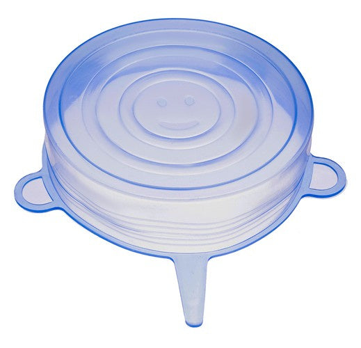 Silikonski Poklopci Set 6 Komada Plavi, 19–6 cm