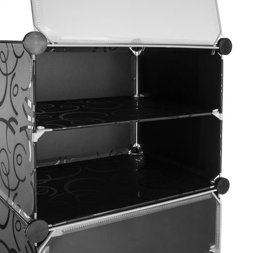 Modularni Stalak za Cipele s 6 Polica i Vješalicom