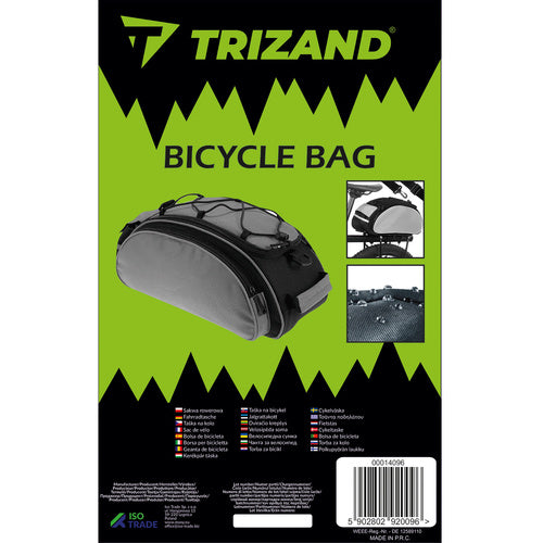 Univerzalna Torba za Bicikl 21/35/4 cm, Crna, 1.2l
