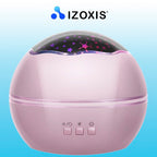 Noćna Lampa s Projektorom Zvjezdanog Neba i Podvodnog Svijeta 12x12x10cm Roza