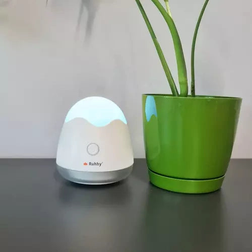 2 u 1 Aparat za Uklanjanje Mucica s Noćnim Svjetlom, 9 x 8.5 cm, Bijeli