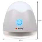 2 u 1 Aparat za Uklanjanje Mucica s Noćnim Svjetlom, 9 x 8.5 cm, Bijeli