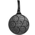 Tava za Jaja i Palačinke s 7 Oblika, 26 cm, Crna