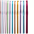 Set Za Kukičanje 85 Dijelova u Etuiju, 2.0-8.0 mm, Višebojni