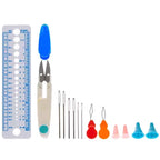 Set Za Kukičanje 85 Dijelova u Etuiju, 2.0-8.0 mm, Višebojni