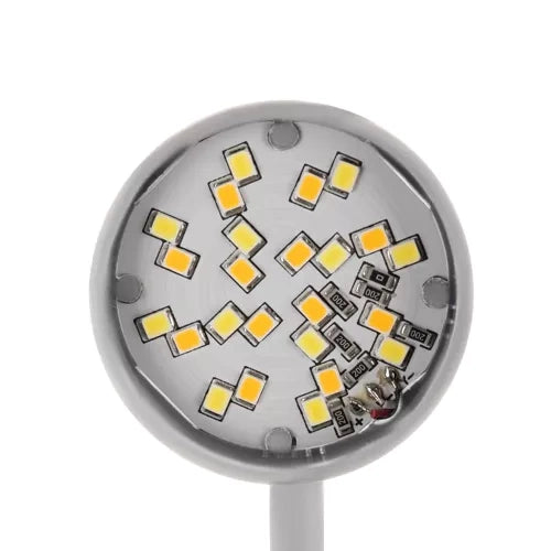 Stolna LED Lampa s Metalnom Klipsom i Postoljem, Bijela, 45/5/8.5cm