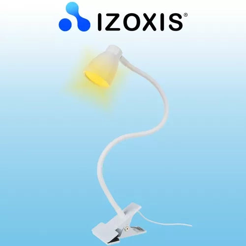 Stolna LED Lampa s Metalnom Klipsom i Postoljem, Bijela, 45/5/8.5cm