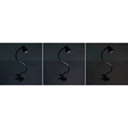 Stolna Lampa s Metalnom Klipsom i Postoljem, Crna, 45/5/8.5cm