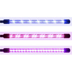 Set LED Lampi za Rast Biljaka 4 Komada, 20 LED, Crveno-Plava, Stalak