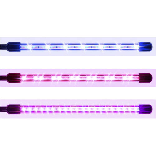 Set LED Lampi za Rast Biljaka 4 Komada, 20 LED, Crveno-Plava, Stalak