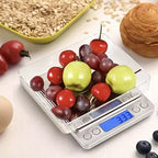 Kuhinjska Vaga 500x0.01g s Dvije Posude i LCD Ekranom