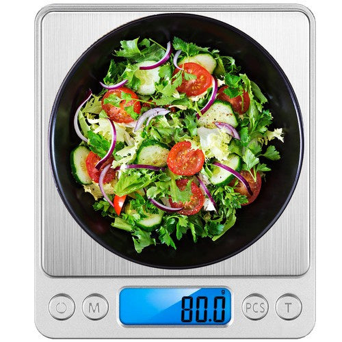 Kuhinjska Vaga 500x0.01g s Dvije Posude i LCD Ekranom
