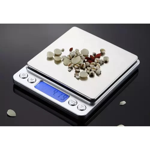 Kuhinjska Vaga 500x0.01g s Dvije Posude i LCD Ekranom