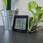 Digitalna Meteo Stanica s Termometrom i Higrometrom 9.5 x 9.5 x 4 cm Crno-Bijela