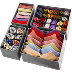 Set Organizatora za Donje Rublje, 4 Komada, Sivi