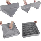 Set Organizatora za Donje Rublje, 4 Komada, Sivi