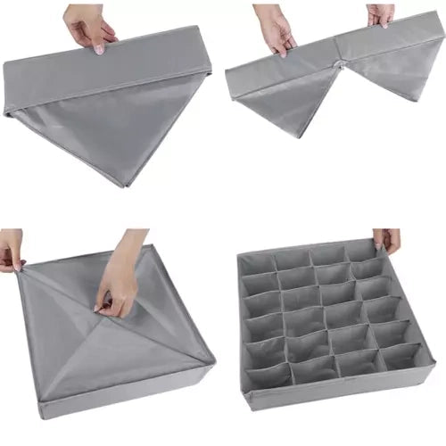 Set Organizatora za Donje Rublje, 4 Komada, Sivi