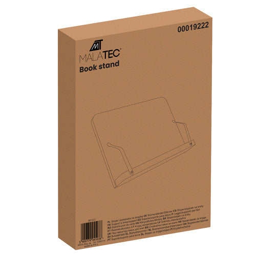 Stalak za Knjige od Bambusa s Podesivim Nagibom 21 x 28 x 13-18.5 cm