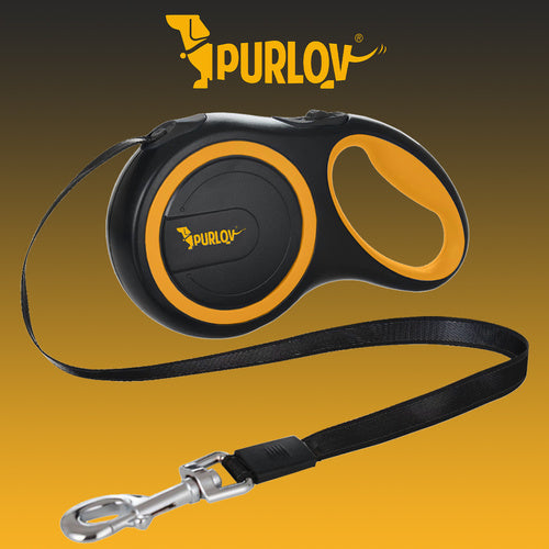 Automatska Povodac za Pse 8 m do 50 kg, Crno-Žuta