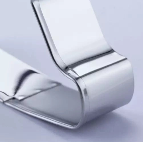 Božićni Metalni Kalupi za Kolače 7 Komada, Srebrni, 9 x 7 x 2.2 cm