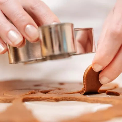 Božićni Metalni Kalupi za Kolače 7 Komada, Srebrni, 9 x 7 x 2.2 cm