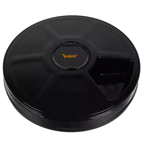 Automatski Dispenzer Hrane za Kućne Ljubimce 30x30x6 cm Crni