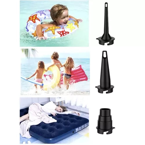 Baterijska Pumpa za Madrace, 13 x 9.2 x 7.5 cm, Crna