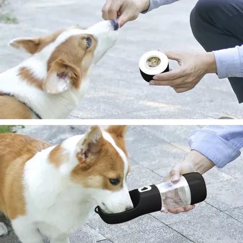 Putna Boca s Posudom za Pse 27/7/7cm 200ml/100ml